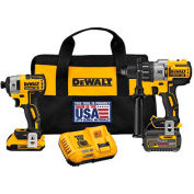 DeWalt DCK299D1T1 Flexvolt Hammer Drill & Impact Kit, DCD996 & DCF887