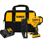 Kit de cloueuse DeWALT® 20V MAX XR Sans fil à finition droite, calibre 16, Li-ion