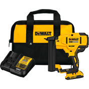 DeWALT® 20V MAX XR Cordless Narrow Crown Stapler Kit, 18 Gauge, 1/2" - 1-1/2"L Staple, Li-Ion