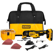 DeWALT® DCS356D1 20V MAX XR Li-Ion Oscillating Multi-Tool Kit (2AH)