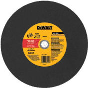 DeWalt DW8020 High Speed Metal Cutting Wheel 14" DIA.1/8" Thick 24 Grit Aluminium Oxyde, qté par paquet : 10