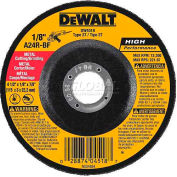 DeWalt DWA4531 Metal Cutting Wheel Type 27 4-1/2" DIA. 24 Grit Aluminum Oxide, qté par paquet : 25