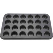 WINCO AMF-24MNS anti-adhésif mini Muffin Pan, 24 coupe, qté par paquet : 12