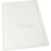 Winco CBI-1520 Grooved Cutting Board, 15"L, 20"W, 1/2"H, White - Pkg Qty 6