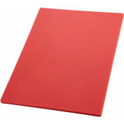 Planche à découper de WINCO CBRD-1218, 12" L, 18" W, 1/2 « H, rouge, qté par paquet : 6