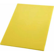 Planche à découper de WINCO CBYL-1218, 12" L, 18" W, 1/2 « H, jaune, qté par paquet : 6