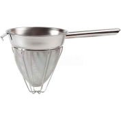 Winco CCB-8R Bouillon Strainer, Extra Fine Mesh with Reinforcement