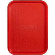 Plateau de Fast-Food WINCO FFT-1418R, rouge, 14 "x 18 », qté par paquet : 12