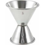 Winco J-5 Jiggers Steel, 1 Oz. x 2 Oz. - Pkg Qty 12