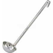 Winco LDI-1 Single Piece Ladle, 1 oz, 12", Stainless Steel - Pkg Qty 24