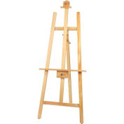 Winco MBBE-1 Display Easel, 24"W, 62"H, Natural Wood