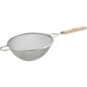 WINCO MS2K - 10D Double maille Fine, 10-1/2" de diamètre, en acier inoxydable, qté par paquet : 12