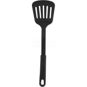 Winco NC-WS Slotted Spatula, 12"L, Black Nylon, Heat Resistant - Pkg Qty 24