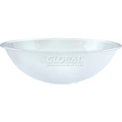 Winco PBB-15 Pebbled Bowl, 15" D, White, Polycarbonate - Pkg Qty 12