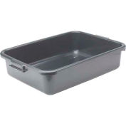 Boîte à vaisselle Winco PL-5K, 20 po x 15 po x 5 po, noir, qté par paquet : 12