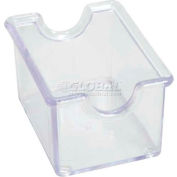 Winco PPH-1C Porte-sachets de sucre, 3-1/2"L, 2-1/2"W, 2"H, transparent, plastique, 12/paquet