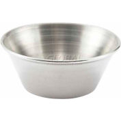 Gobelet à sauce Winco SCP-15, 1-1/2 oz, acier inoxydable, acier inoxydable, 12/paquet