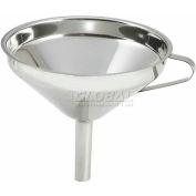 Winco SF-6 Wide Mouth Funnel, 5-3/4"D, Stainless Steel - Pkg Qty 12