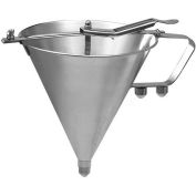 WINCO SF-7 confiserie Funnel W / buses 3, 7-1/2" D, 8-1/4" H, Valve Spring exploité, SS