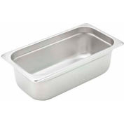 Casserole vapeur WINCO SPJH-304, format 1/3, 4 "H, qté par paquet : 12