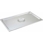 WINCO SPSCF couvercle solide pleine grandeur pour casseroles de vapeur, qté par paquet : 12