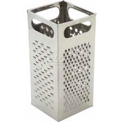 Winco SQG-4 Box Grater, Stainless Steel Handle, Stainless Steel - Pkg Qty 12