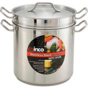 WINCO SSDB-16 s 16 pintes Steamer/Pasta Cooker avec couvercle