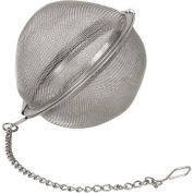Winco STB-7 - Tea Infuser Ball W/ Chain, 2-3/4"D, Stainless Steel - Pkg Qty 40