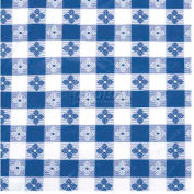 WINCO TBCO-90R Checkered nappe, 90" L, 52" W, PVC W / support de flanelle, rouge & blanc, qté par paquet : 24