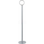 WINCO TBH-8 tableau porte-immatriculation, 8" H, acier inoxydable, qté par paquet : 24