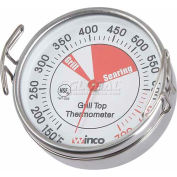 WINCO TMT-GS2 Dial Grill Surface thermomètre avec Clip, qté par paquet : 12