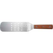 Winco TN409 Perforated Blade Flexible Turner, 9-1/2"L Blade, 3"W, Wooden Handle - Pkg Qty 12