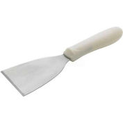 Winco TWP-32 Scraper, 3"L Blade, 4"W, White Polypropylene Handle - Pkg Qty 12