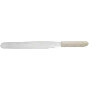 Spatules de boulangerie WINCO Distribues-9, 9-1/2" L lame, blanc manche en polypropylène, qté par paquet : 24