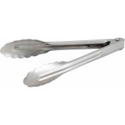 WINCO UT-7 utilitaire Tong enroulé printemps, enroulé de printemps, 7" L, acier inoxydable poids lourd, qté par paquet : 12