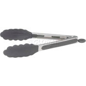 WINCO UTS - 9K Tong utilitaire W / Rubber Tip, bout en caoutchouc, 9" L, étrier-frein, qté par paquet : 12