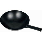 WINCO 34-WOK Wok, 14" D, acier au carbone noir, qté par paquet : 12