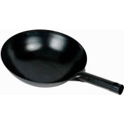 WINCO 36-WOK Wok, 16" D, acier au carbone noir, qté par paquet : 12