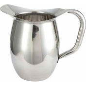 Winco WPB-2 Deluxe Bell Pitcher, 2 Qt, Stainless Steel - Pkg Qty 3