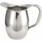 WINCO WPB-2 Deluxe Bell Pitcher, 2 Qt, inox, qté par paquet : 3