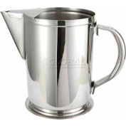 Winco WPG-64 Water Pitcher W/ Guard, 64 oz, Stainless Steel, 7"H - Pkg Qty 12