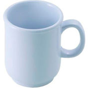 Winco mmU-8W Bulbous Mug, 8 oz, White, Melamine, 12/Pack