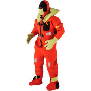 Kent 154100-200-020-13 Commercial Immersion Suit, USCG/SOLAS/MED, Rouge/Jaune, S