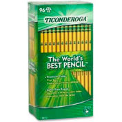 Dixon® Ticonderoga Woodcase HB #2 Pencil With Latex-Free Eraser, 96/Pack