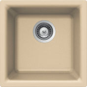 Houzer® E-100U SAND Quartztone Series Granite Dual Mount Bar/Prep Sink, Sand