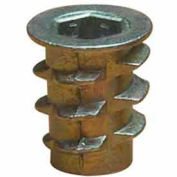 M6-1.0 Insert For Hard Wood - Brass - 400-M6 - Pkg Qty 10