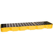 Eagle 16323 3 Drum Inline Spill Containment Platform - Jaune pas de drain