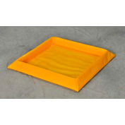 Eagle 2 tambour SpillNEST™ Tray Utility T8102 sans grille 32-1/4 "x 57-3/4" x 3"-15 Gallon Cap