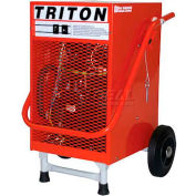 Compact Portable Dehumidifier W/ Pliage Poignée et pompe, Triton, 5 Ampères, 282 CFM, 52 Pintes