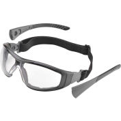 Lunettes de sécurité Elvex® Go-Specs II™ doublées de mousse, verres transparents, monture noire